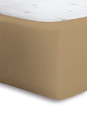 Bassetti Fitted Sheet, Cotton, Ottone, 180x200 200x220 - Image 2