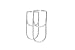 Rev-A-Shelf - 3250CR - Chrome Under Cabinet Double Wine Bottle Rack