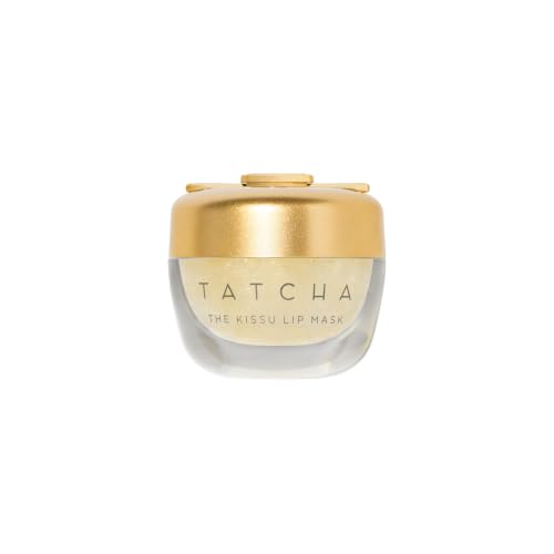 TATCHA The Kissu Gold Leaf Lip Mask | Limited-Edition Restorative Shimmery Lip Mask - Visibly Plumps and Softens for Lush Lips