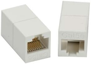 Cat.5E RJ45 Inline Coupler White, 4 Pack