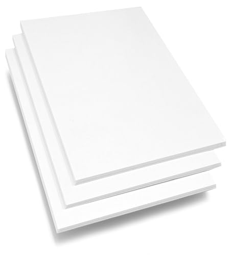 Pack of 10 13x19 3/16" White Foam Core Backings