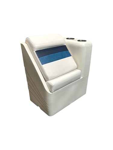 Horizon Manufacturing Premium Series Right Radius Lean Back White/Navy/Blue 3016AADK