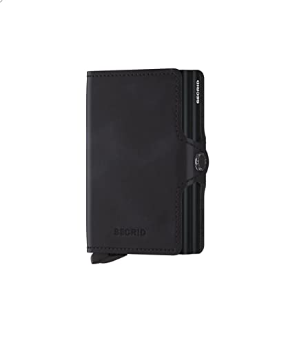 Secrid Twinwallet Vintage Black Leather Wallet