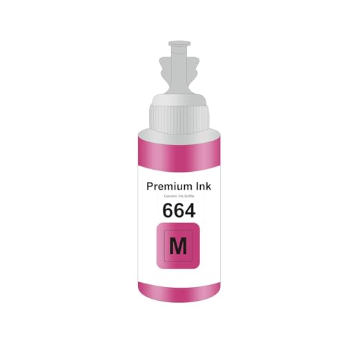 Image of Duplex DTC T664 Compatible Ink for Epson L130, L360, L380, L361, L565, L210, L220, L310, L350, L355, L365, L385, L405, L455, L485 Printers (T664 Magenta Ink 1 Pcs)