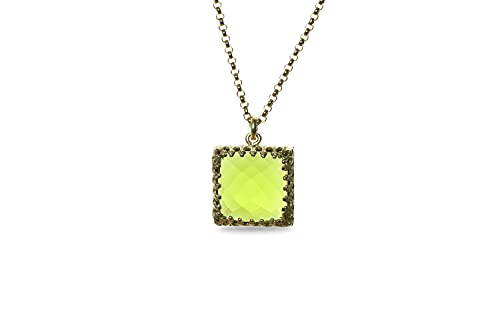 Collier Pierre de Naissance d'Août Péridot Cadeau Idéal - 3