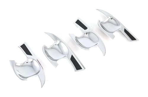 車外ドアハンドルカバー 用 プリウス C XW50 用 プライム PHV 2016-2021 カーアクセサリーステッカー 車のドアハンドルボウルカバー(Chrome B)