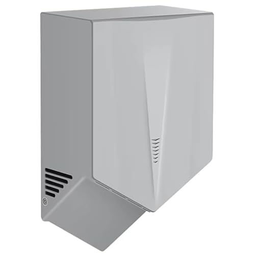 Sèche-mains électrique automatique 1500W gris pour toilettes de bureau