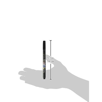 Tombow Fudenosuke Brush Pen for Lettering Calligraphy, Black, Soft Tip (GCD-112) - Pack of 3