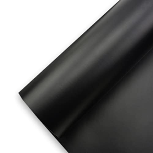 Könighaus (3,62€/m2) Schwarz Matt Autofolie 500 x 152 cm blasenfrei mit Anleitung