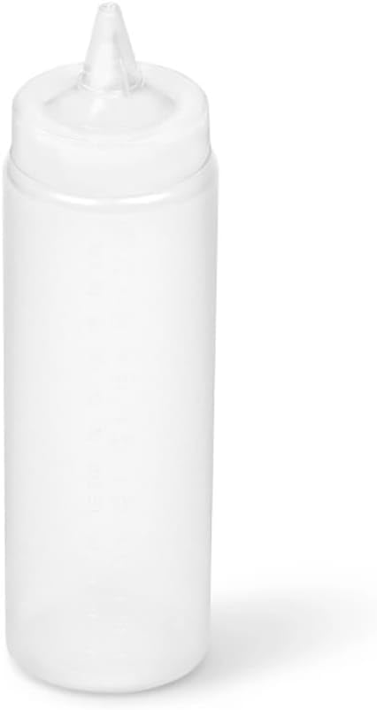 4924-13 Squeeze Bottle - Ribbed, 24 oz. Capacity - Single Bottle