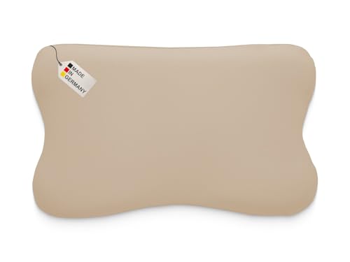 Dukal | Kissenbezug passend für Blackroll Recovery Pillow Kopfkissen | Third of Life Re-Charge und Recovery | smartsleep smart Recovery Pillow | MARTneck Kopfkissen | 30 x 50 cm | Farbe: Camel