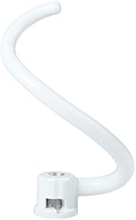 Coated Dough Hook Attachments for Kitchenaid Stand Mixer Bowl-Lift, Spiral Coated Metal Dough Hooks Fits Models KV25G0X, KV25G8X, KV25H0X, KP26M1X, KP26M8X, KL26M8X