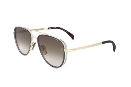 David Beckham DB 7068/G/S Gold/Grey Shaded 58/18/145 men Sunglasses