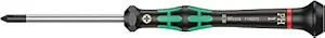 Wera 05118023001 2050 PH Screwdriver for Phillips Screws for Electronic Applications. PH 1 mm x 60 mm