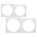 Amosfun 4stücke Teiliges Quadratisches Acryl Kuchenbrett Stabile Schichtkuchen Backform Und Manuelle Creme-spachtelplatte Vielseitiges Backhilfsmittel Für Schichtkuchen Und Gebäck Langlebi