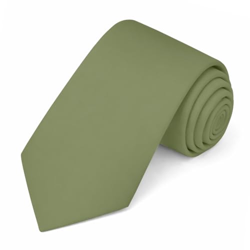 Image of Jacob Alexander Men's Extra Long Solid Color Tie