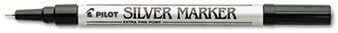Pilot 41801 - Creative Art amp Artesanía Marcador, Punta de pincel, Permanente, Plata