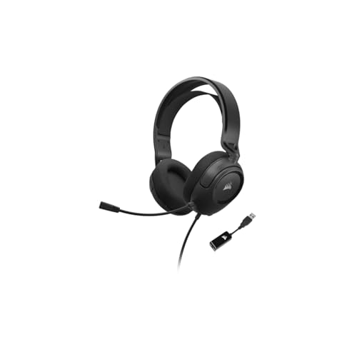 Corsair Casque Gaming Filaire HS35 Surround v2 Multi Plateforme Carbone Corsair Casque Gaming Filaire HS35 Surround v2 Multi Plateforme Carbone