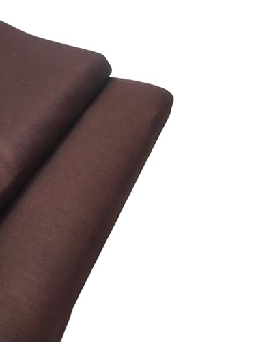 Image of Unstitched Cotton Astar /Lining /Cloth /Kapda Running into Meters for Suit,Sherwani,Kurti,Blouse /Choli,lehanga & Dress Materials(Available in 2,4,6 Meters Variation) (Coffee, 2 Meter)