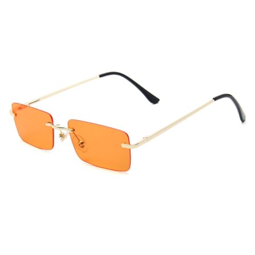 Lunettes de soleil rectangulaires vintage pour sublimer votre regard sans monture