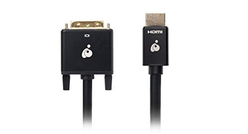 Câble convertisseur HDMI vers DVI-D IOGEAR GHDDVIC4K3 pour éliminer les écrans noirs