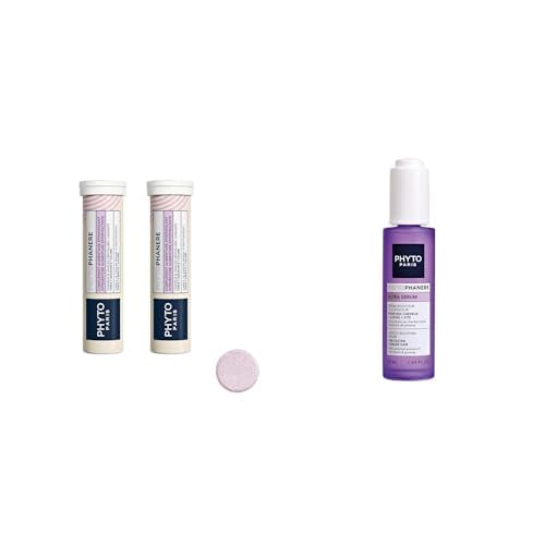 Phytophanere routine croissance cheveux Phyto Paris kit anti-chute capsule sérum et shampooing