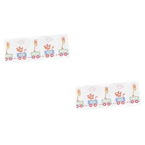 Toddmomy 2 Juegos Protección para Escaleras y Malla Gruesa y Resistente Seguridad para Mascotas Hogar Escuela y Guardería Diseño con Tren Incluye Correas Largas y