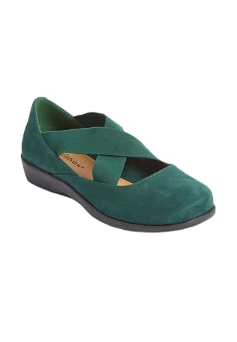 Comfortview Women's The Stacia Mary Jane Flat (Wide Widths Available)