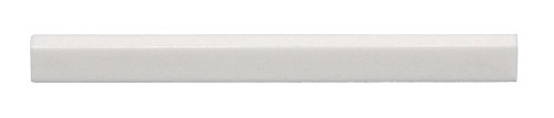 Partsland Plastic Saddle Raw Cut White