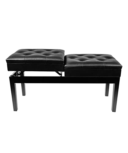 Banquette Piano Banc,Tabouret Piano Banc de piano noir réglable en similicuir taille duo tabouret de banc de piano d’artiste avec rangement de musique tabouret de piano en bois avec coussin rembourré - Les Beatles, Paul McCartney, John Lennon, RIngo Starr, George Harrison Banquette Piano Banc,Tabouret Piano Banc de piano noir réglable en similicuir taille duo tabouret de banc de piano d'artiste avec rangement de musique tabouret de piano en bois avec coussin rembourré