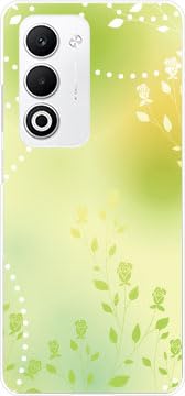 OPPO A5 5G �Ή� �\�t�g�P�[�X OPG06 au �y�V���o�C�� Y!mobile �X�}�z�P�[�X �X�}�z�J�o�[ Green Flower