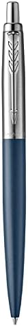 Parker Jotter XL Premium Stainless Steel Ballpoint Pen - Primrose Matte Blue - Black Ink - Gift Boxed