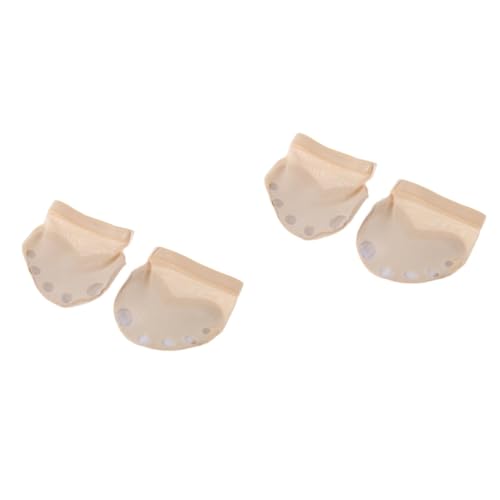 Milisten 2 Pairs Half Sole Dance Shoes Belly Dancing Foot Thong Ballet Dance Toe Pad Ballet Foot Undies Lyrical Shoes Foot Thong Dance Paws Sole Half Sole Ballet Shoes Fitness Liner