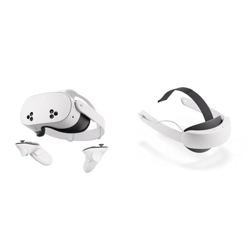 Meta Quest 3S 128GB Mixed Reality Headset with Elite Strap Battery Pack Bundle - Up to 2 Extra Hours Playtime - image 1