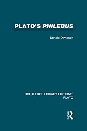 Plato's Philebus book cover