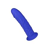 EIS, Dildo, Handlicher Naturdildo mit Saugfuß, 14 cm, flexibler Schaft, naturnahes Design, Strap-On kompatibel, hautfreundliches Silikon