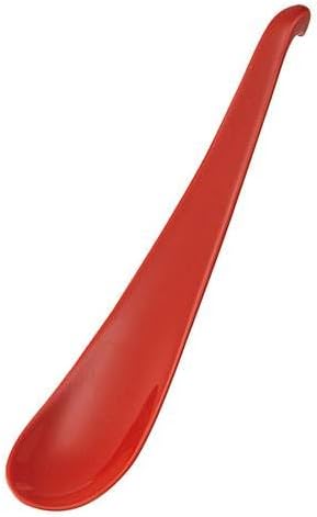 KOYO 50140087 Koyo Ceramic, Red, Dinner Spoon, Mino Ware, Dishwasher Safe, Made in Japan