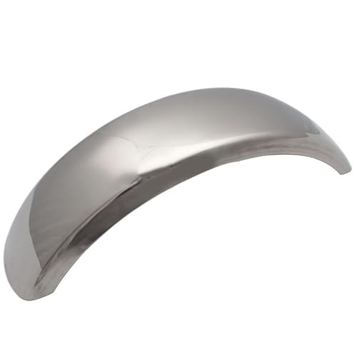 Garde-boue arrière 6" en acier inoxydable poli pour moto Steed