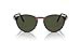 Persol Unisex Po3092sm Steve Mcqueen Round Sunglasses, Havana/Green, 52 mm