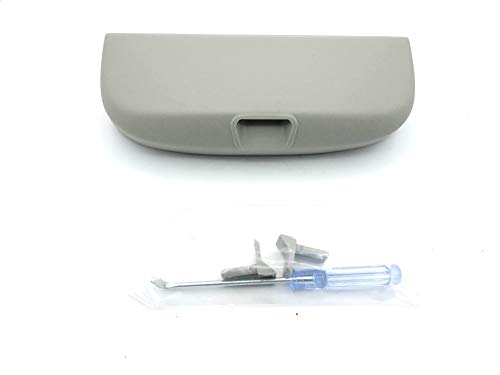 HZ-DESIGN kompatibel mit Brillenfach Sonnenbrillenfach Griff Fach Grau für GLA GLC GLK CLS X156 X204/205 W218