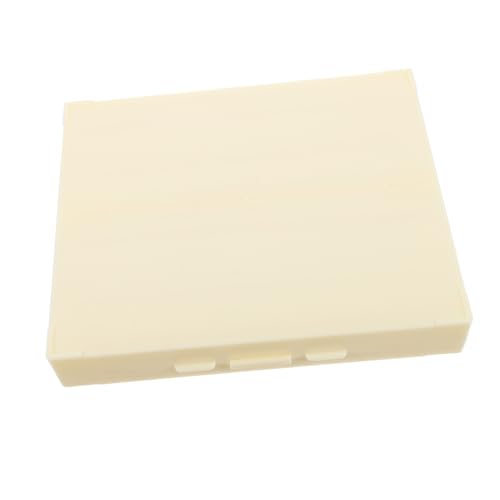 KICHOUSE Box Microscope Slide Storage Microscope Slides Laboratory Medical Suplies Microscope Case Microscope Slide Holder White