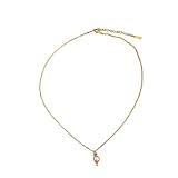 [Brilliet] ネックレス パール ドロップ 小ぶり アクセサリー アクセ レディース 上品 可愛い