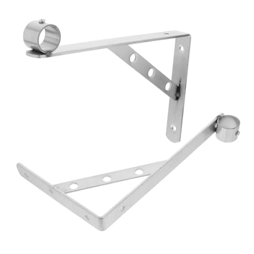 Fixation stable pour penderie et support tringle mural acier - 2