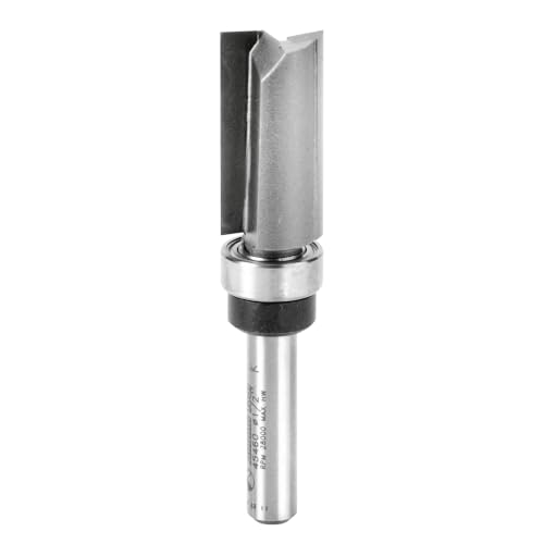 Image of Amana Tool - 45460 Carbide Tipped Flush Trim Plunge Template 1 /2 Dia x 1 inch 4 Shank