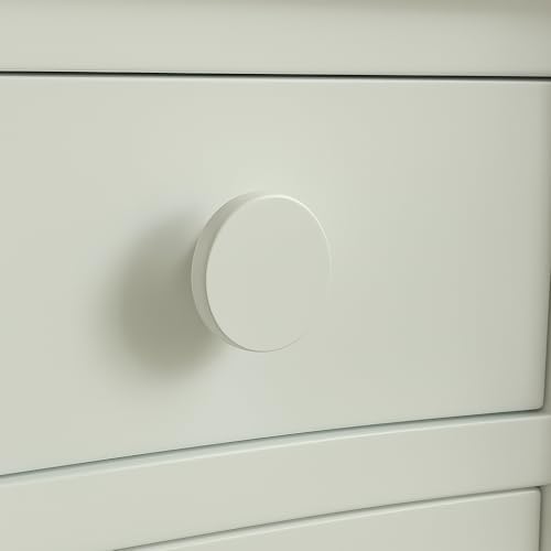 Miniatura 2 de Greca Pomo Infantil Circulo. En Mdf, Acabado Lacado. Diámetro 6 Cms. Ideal Para Decoración Infantil. Blanco Roto