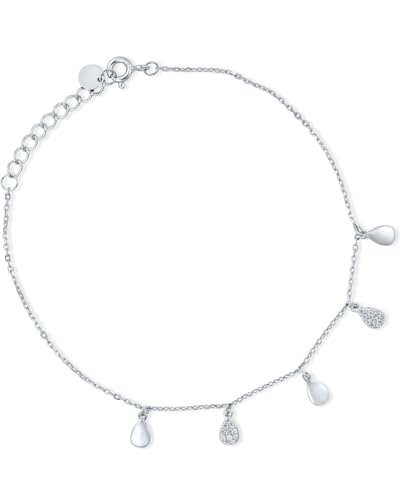 Image of KOURA 925 Sterling Silver Bracelet for Women & Girls | Sleek Adjustable Link Design | Timeless Silver Jewellery for Everyday Use, Work, Celebrations & Thoughtful Gifting