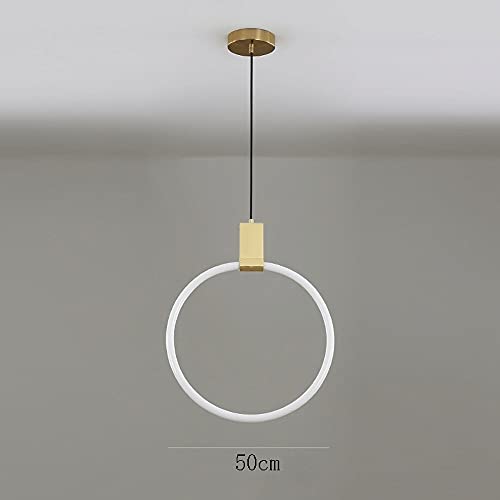 Lampe LED circulaire salon chambre bureau avec tête rotative 360 - 4