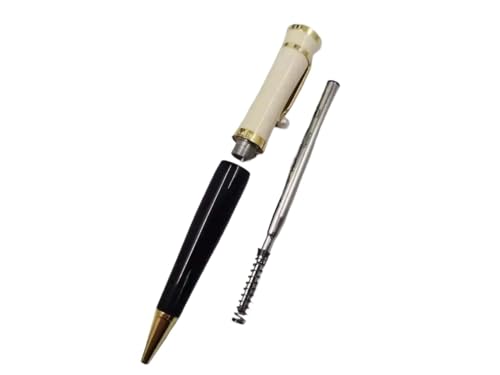 Stylo à bille de luxe avec pochette dorée à offrir pour les grandes occasions
