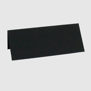 100 Blank Table/Place Cards for Weddings/Partys etc (Black Smooth)