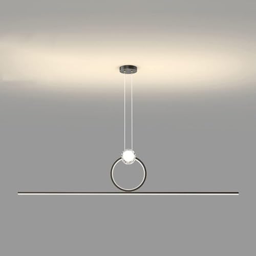 Lámpara LED de suspensión ajustable que elimina sombras en el comedor